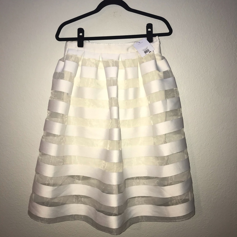 Topshop White Skirt